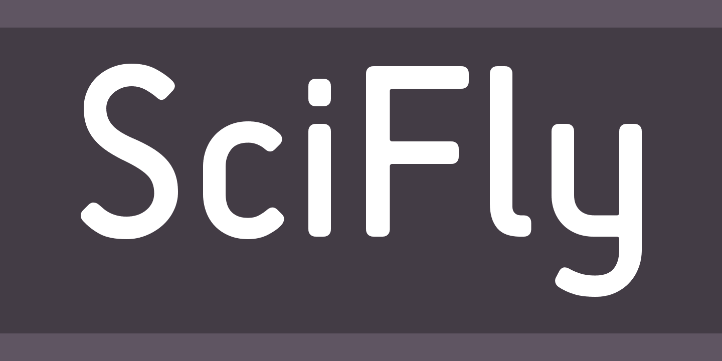 SciFly Regular Font preview